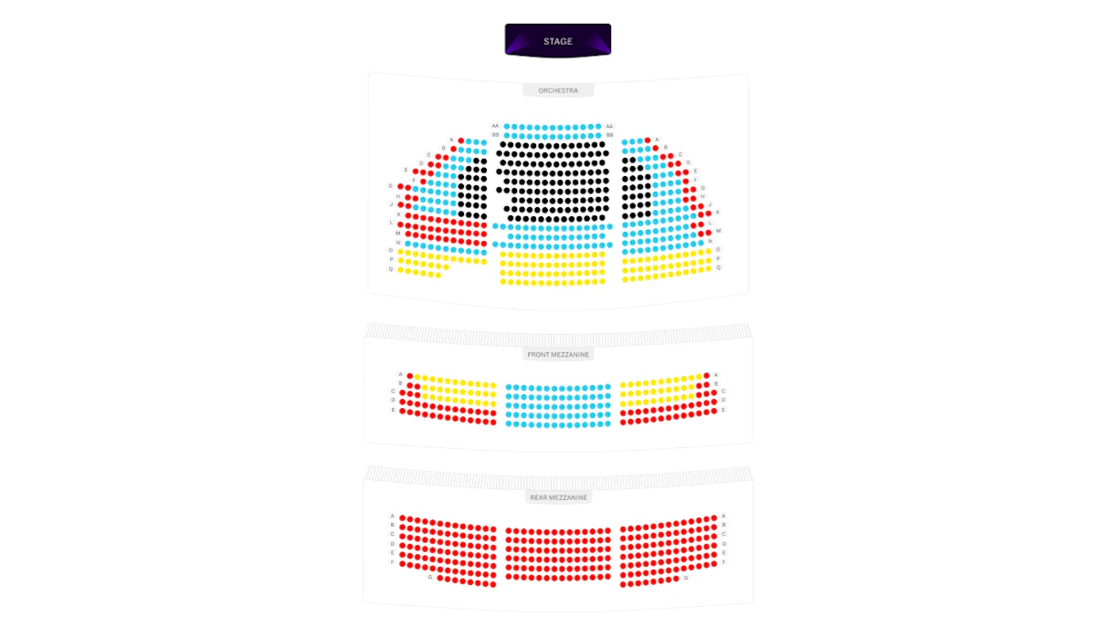 Ethel Barrymore Theatre Seating Chart New York